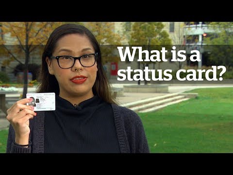 What is a status card?