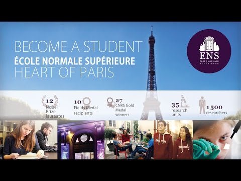 Become a student at École normale supérieure, at the heart of Paris - International selection